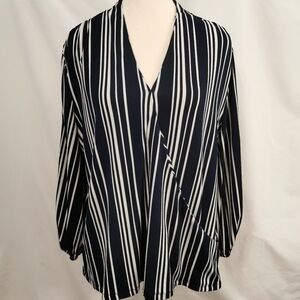 Adrianna Papell Faux Wrap Blouse - Sz XL Open To Offers